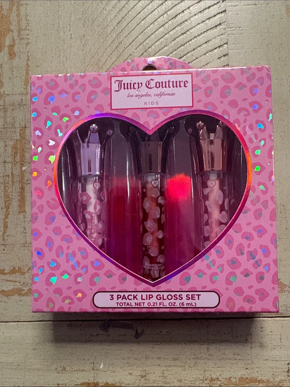 Juicy Couture Pink 3-Pack Kids Lip Gloss Set
